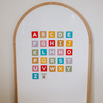Muted Rainbow Alphabet